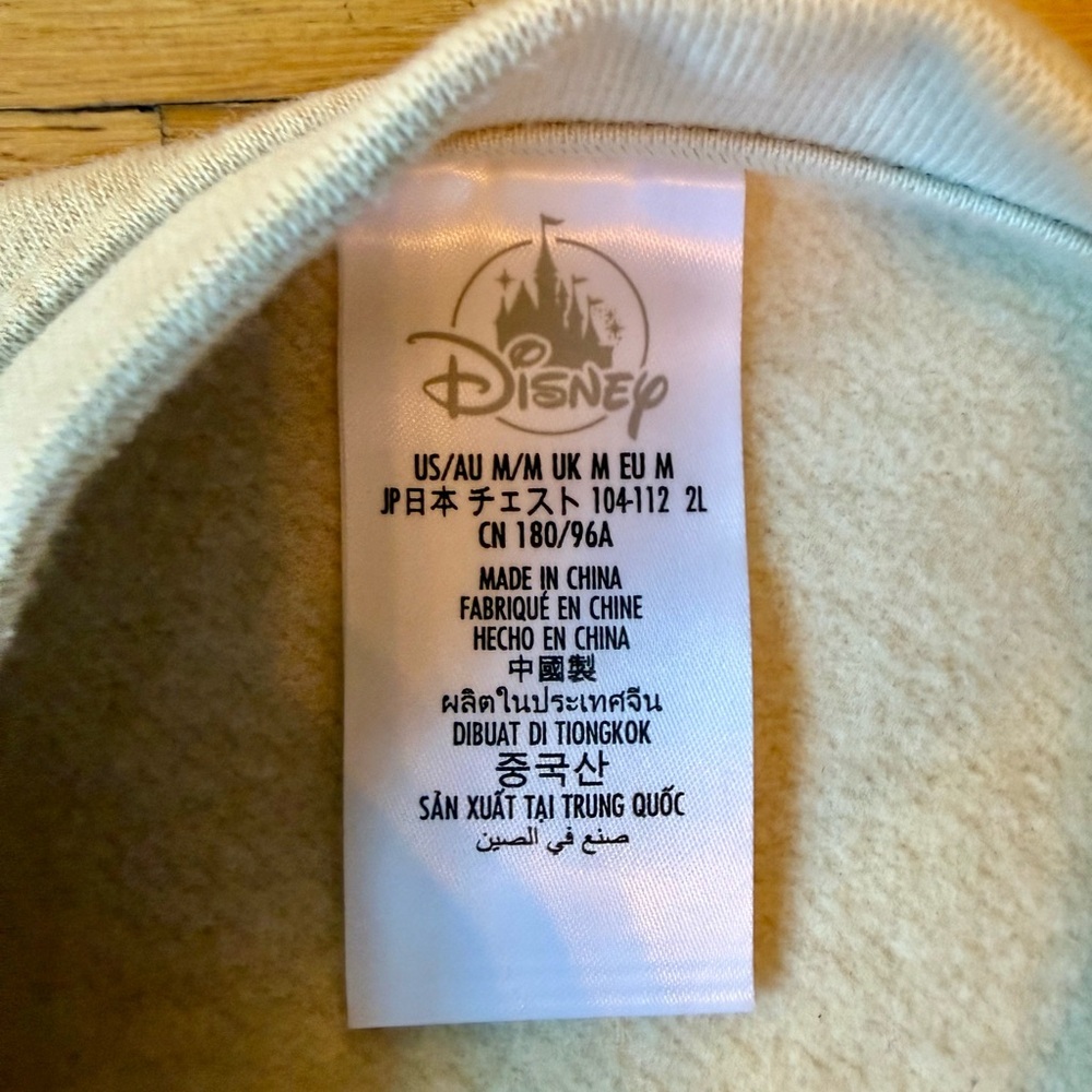 Disney Parks Disneyland WDW Mickey Mouse Peace Signs Crewneck Sweatshirt - Picture 2 of 5